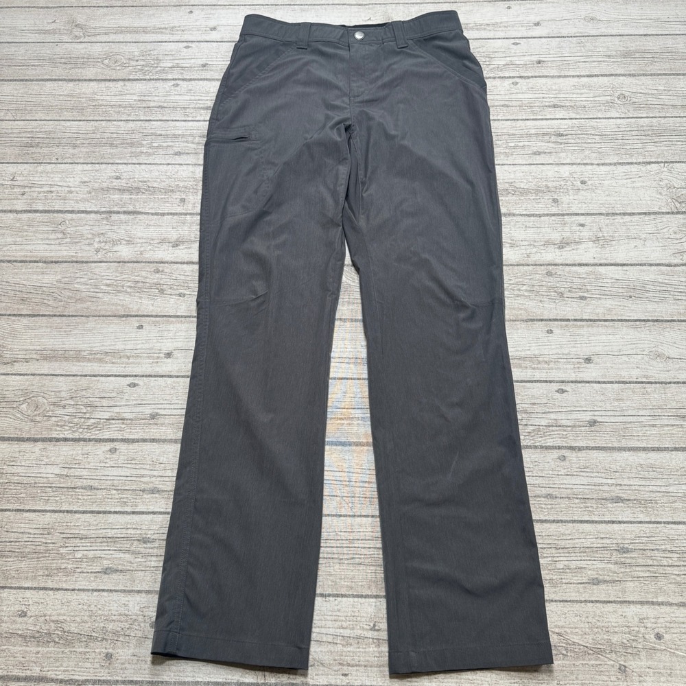 Spyder Pants Men's 32x34 Gray Straight Leg Technical Hiking Activewear Outdoor